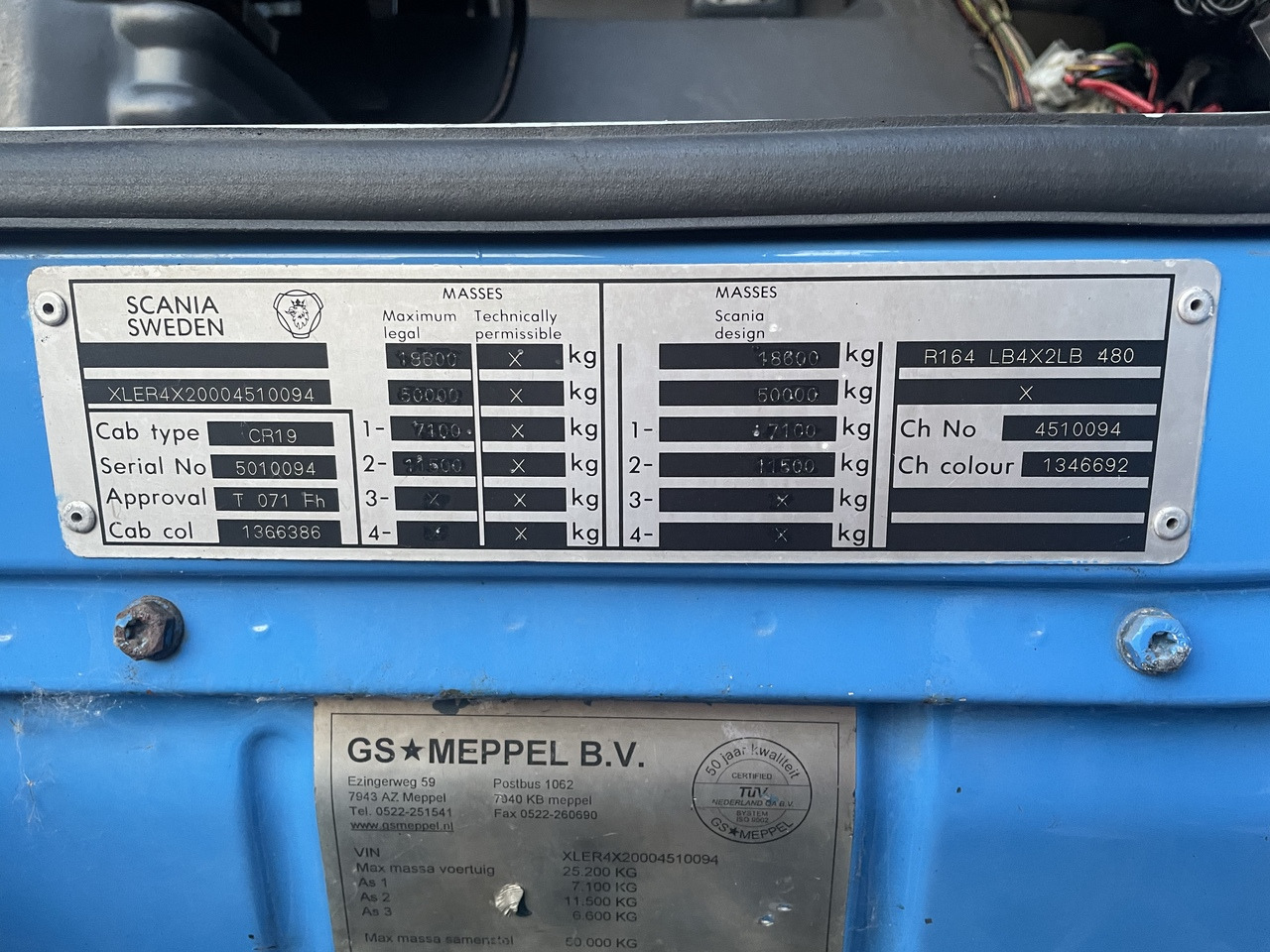 Autotransporter LKW Für die Beförderung von schwere Technik SCANIA 164 480 V8 GS MEPPEL: das Bild 22 Autotransporter LKW Für die Beförderung von schwere Technik SCANIA 164 480 V8 GS MEPPEL: das Bild 22