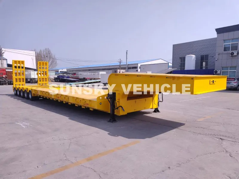 SUNSKY 100 Tons 10 Axles Lowbed trailer - Tieflader Auflieger: das Bild 5 SUNSKY 100 Tons 10 Axles Lowbed trailer - Tieflader Auflieger: das Bild 5