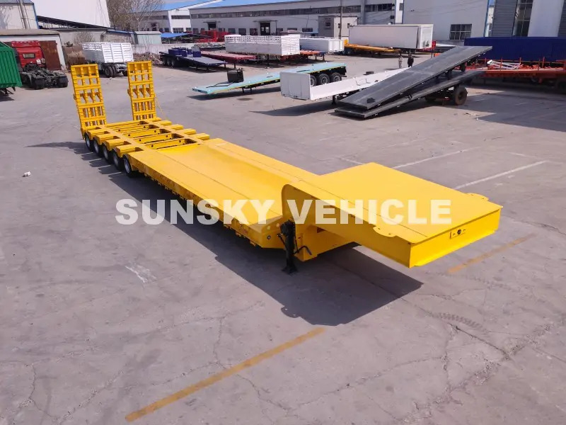 SUNSKY 100 Tons 10 Axles Lowbed trailer - Tieflader Auflieger: das Bild 2 SUNSKY 100 Tons 10 Axles Lowbed trailer - Tieflader Auflieger: das Bild 2