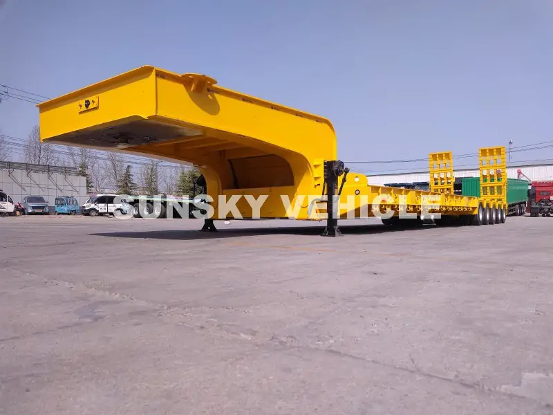 SUNSKY 100 Tons 10 Axles Lowbed trailer - Tieflader Auflieger: das Bild 3 SUNSKY 100 Tons 10 Axles Lowbed trailer - Tieflader Auflieger: das Bild 3
