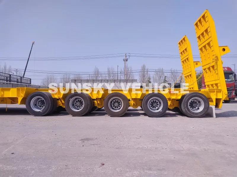 SUNSKY 100 Tons 10 Axles Lowbed trailer - Tieflader Auflieger: das Bild 4 SUNSKY 100 Tons 10 Axles Lowbed trailer - Tieflader Auflieger: das Bild 4