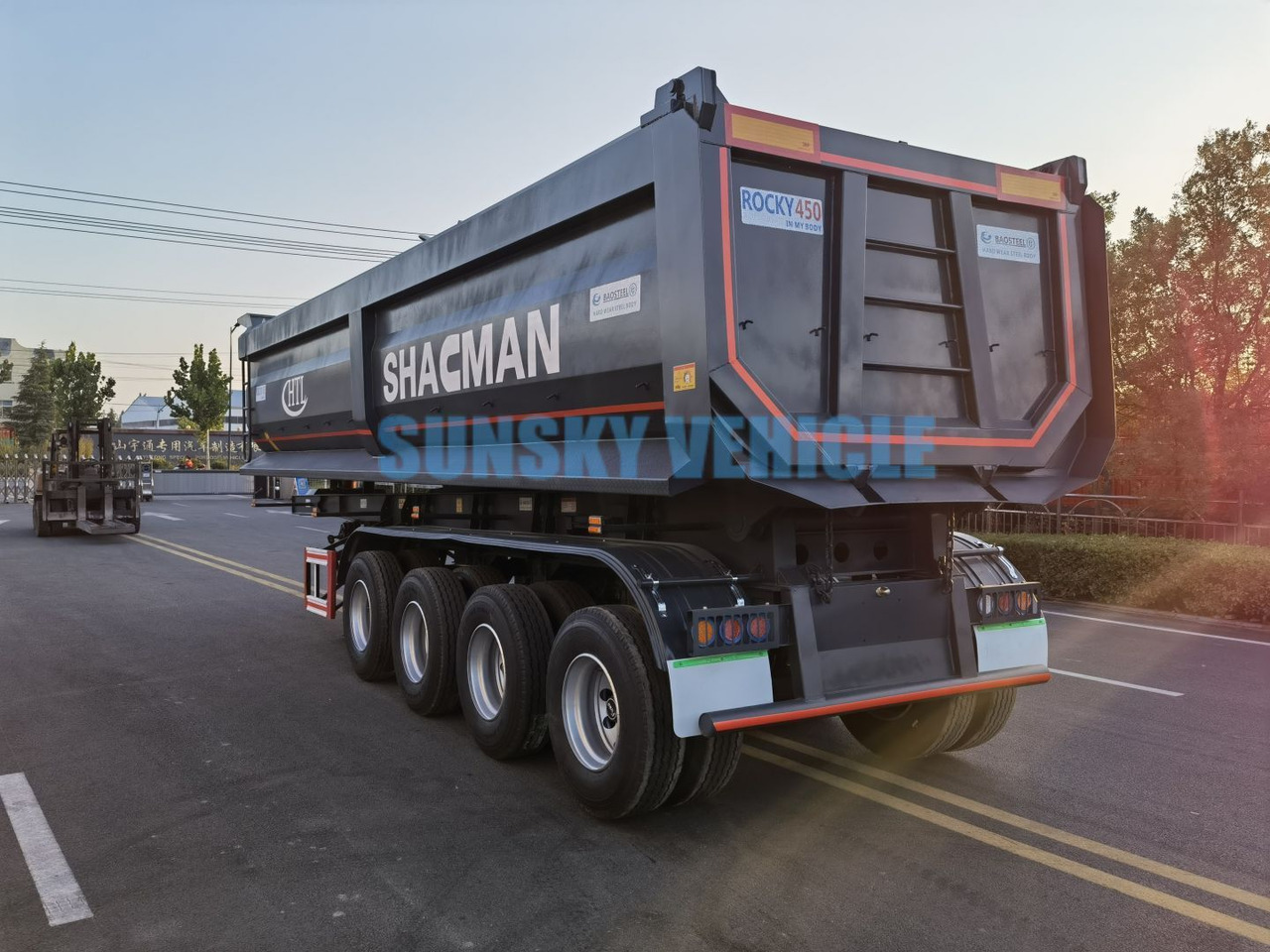SUNSKY 3/4-Axle Dump Trailer - Kipper Auflieger: das Bild 4 SUNSKY 3/4-Axle Dump Trailer - Kipper Auflieger: das Bild 4