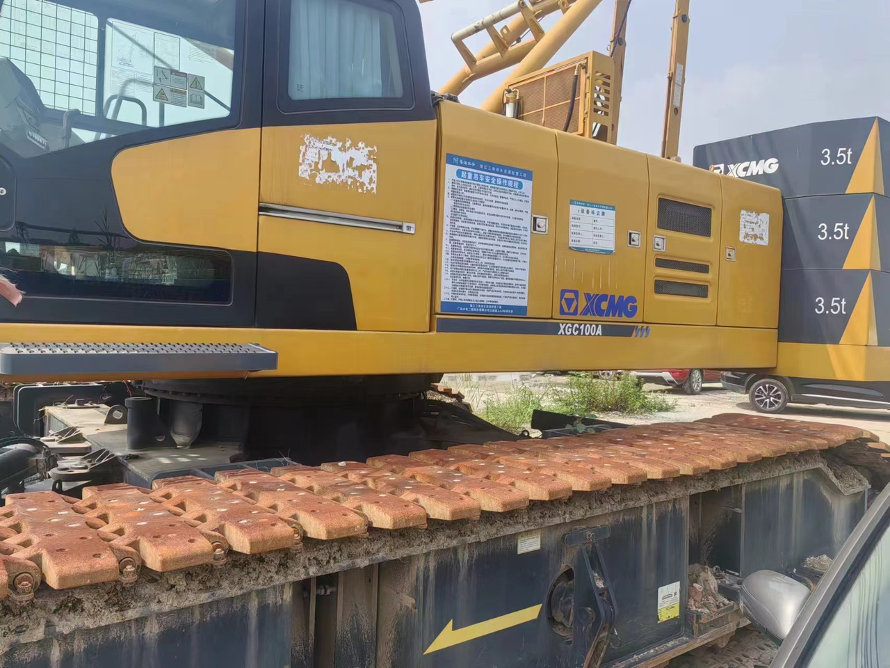 XCMG Official Used 100 Ton Mobile Crane XGC100A Hydraulic Lattice Boom Crawler Crane For Sale - Raupenkran: das Bild 3 XCMG Official Used 100 Ton Mobile Crane XGC100A Hydraulic Lattice Boom Crawler Crane For Sale - Raupenkran: das Bild 3