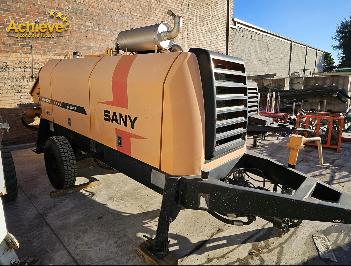 SANY SANY 【ACHIEVE】TOP CONDITION!!! demo new low hours Sany Concrete Trailer Pump 2017 HBT5008C-5S - Stationäre Betonpumpe: das Bild 1 SANY SANY 【ACHIEVE】TOP CONDITION!!! demo new low hours Sany Concrete Trailer Pump 2017 HBT5008C-5S - Stationäre Betonpumpe: das Bild 1