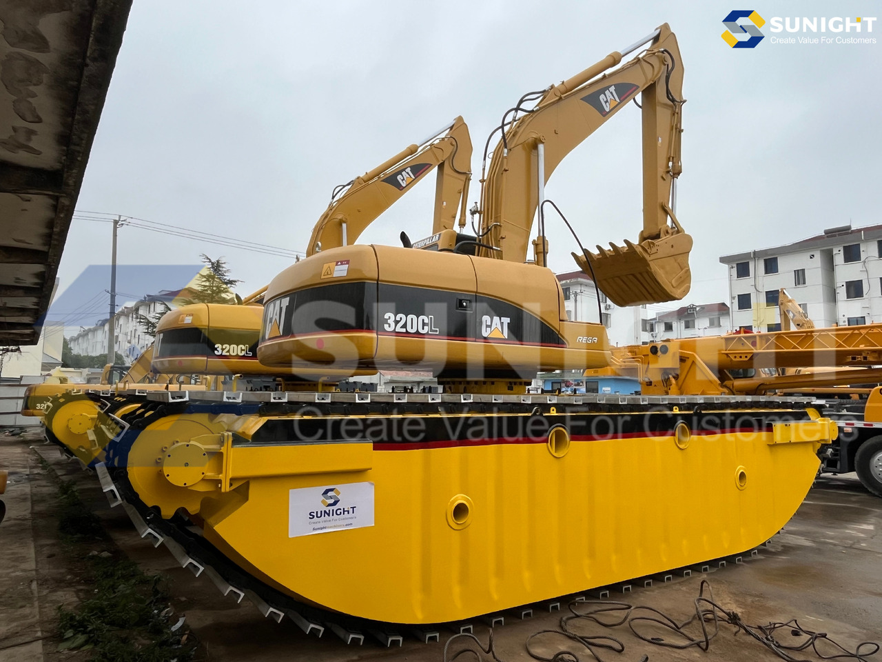 CAT Swamp Buggy Excavator 320CL, Amphibious Excavator Original Caterpillar - Amphibische Bagger: das Bild 4 CAT Swamp Buggy Excavator 320CL, Amphibious Excavator Original Caterpillar - Amphibische Bagger: das Bild 4