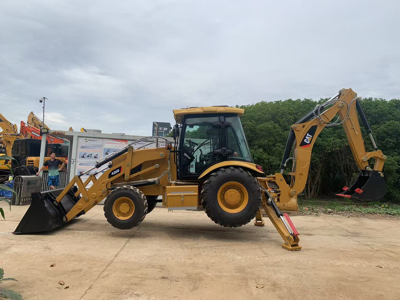Caterpillar 4x4 Backhoe Loader CAT 420, 428 - Baggerlader: das Bild 5 Caterpillar 4x4 Backhoe Loader CAT 420, 428 - Baggerlader: das Bild 5