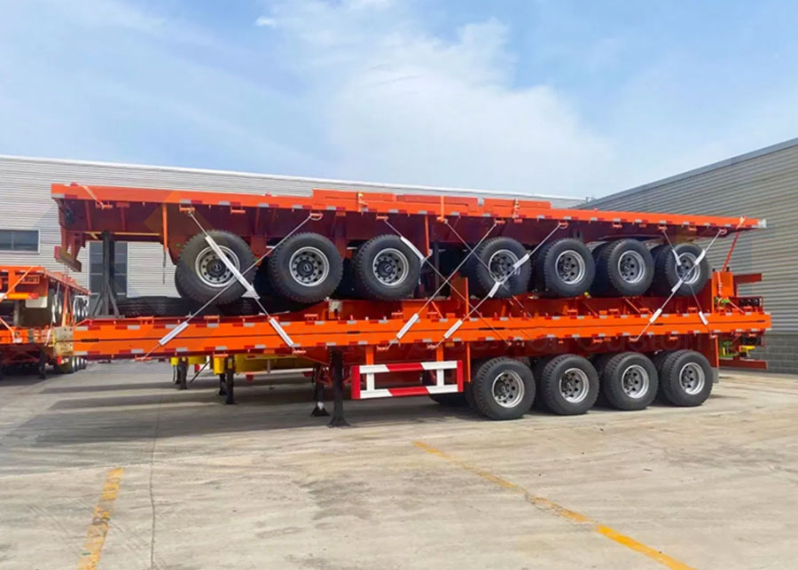 Flatbed New Flatbed Semi Trailer For Bulk Carrier - Kipper Auflieger: das Bild 4 Flatbed New Flatbed Semi Trailer For Bulk Carrier - Kipper Auflieger: das Bild 4