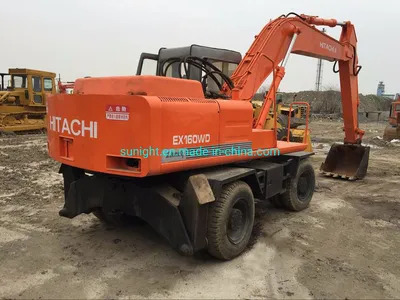 Good Price Tyre Excavator Hitachi 160 Wheel Excavator Original From Japan for Sale - Mobilbagger: das Bild 1 Good Price Tyre Excavator Hitachi 160 Wheel Excavator Original From Japan for Sale - Mobilbagger: das Bild 1