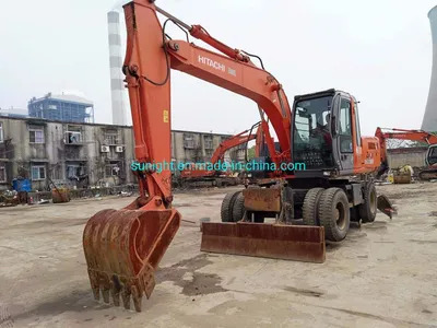 Good Quality Tyre Excavator Hitachi Zx160W Moving by Wheels for Sale - Mobilbagger: das Bild 1 Good Quality Tyre Excavator Hitachi Zx160W Moving by Wheels for Sale - Mobilbagger: das Bild 1