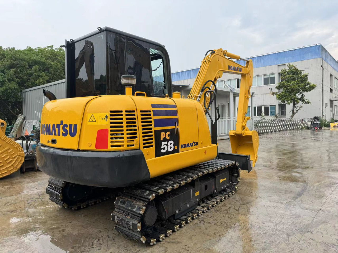 Komatsu PC58, PC56, PC55 Small Excavator With Rubber Tracks - Kettenbagger: das Bild 5 Komatsu PC58, PC56, PC55 Small Excavator With Rubber Tracks - Kettenbagger: das Bild 5