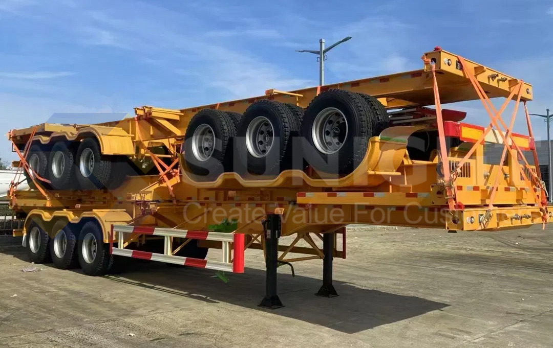 SUNIGHT CHINA New Skeleton Semi-Trailer For Shipping Container Transport - Fahrgestell Auflieger: das Bild 4 SUNIGHT CHINA New Skeleton Semi-Trailer For Shipping Container Transport - Fahrgestell Auflieger: das Bild 4