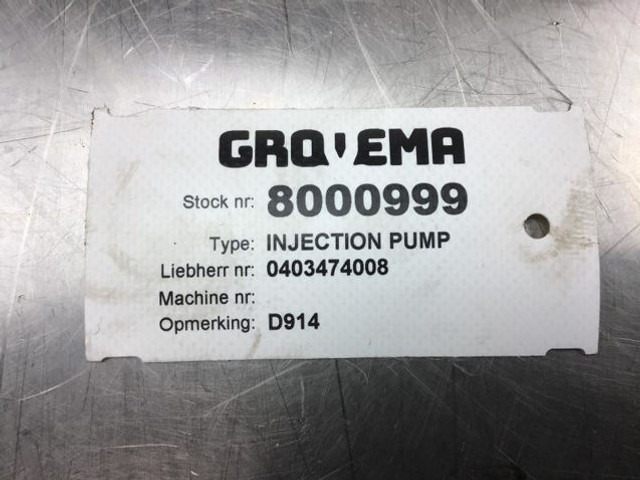 Bosch Fuel Injection Pump D914 - Kraftstoffpumpe: das Bild 3 Bosch Fuel Injection Pump D914 - Kraftstoffpumpe: das Bild 3