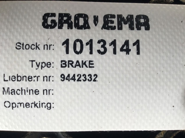 Liebherr Brake Housing - Bremsteile: das Bild 3 Liebherr Brake Housing - Bremsteile: das Bild 3