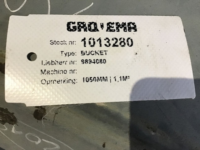 Schaufel für Bagger neu kaufen Liebherr Bucket 1050 MM 1,1 M3: das Bild 9