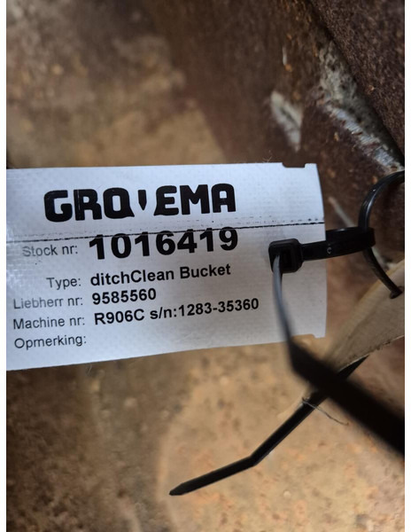Liebherr DITCH CLEAN BUCKET 2000mm 0,70m³ - Schaufel für Bagger: das Bild 2 Liebherr DITCH CLEAN BUCKET 2000mm 0,70m³ - Schaufel für Bagger: das Bild 2