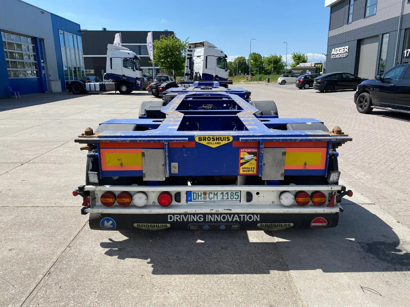 Broshuis 2Connect 2AKCC / 4 Axles / 3x Steering Axle / 2x Lift Axle - Container/ Wechselfahrgestell Auflieger: das Bild 2 Broshuis 2Connect 2AKCC / 4 Axles / 3x Steering Axle / 2x Lift Axle - Container/ Wechselfahrgestell Auflieger: das Bild 2