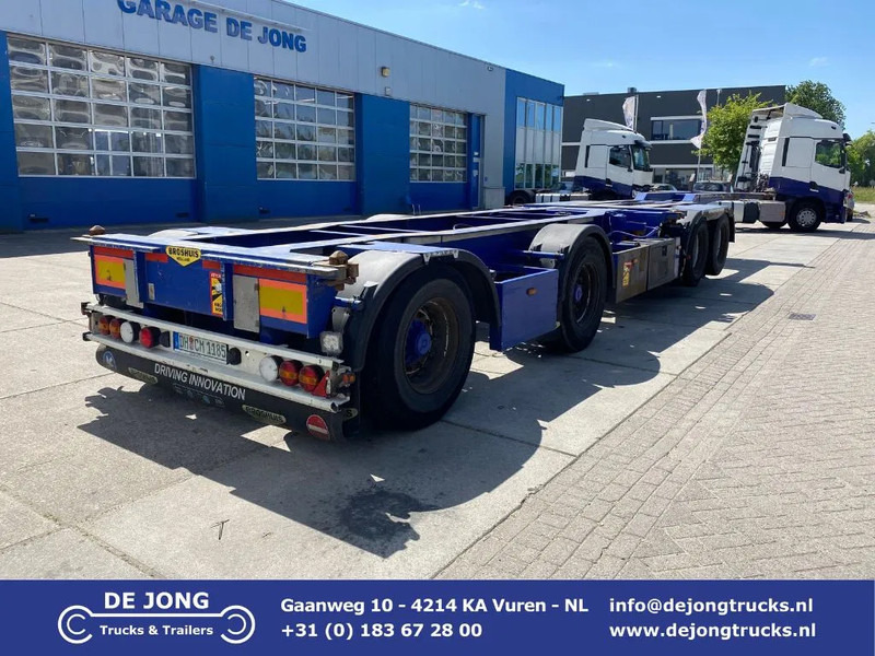 Broshuis 2Connect 2AKCC / 4 Axles / 3x Steering Axle / 2x Lift Axle - Container/ Wechselfahrgestell Auflieger: das Bild 1 Broshuis 2Connect 2AKCC / 4 Axles / 3x Steering Axle / 2x Lift Axle - Container/ Wechselfahrgestell Auflieger: das Bild 1
