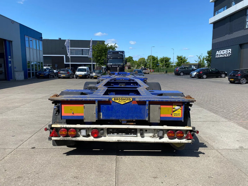 Broshuis 2Connect 2AKCC / 4 Axles / 3x Steering Axle / 2x Lift Axle - Container/ Wechselfahrgestell Auflieger: das Bild 2 Broshuis 2Connect 2AKCC / 4 Axles / 3x Steering Axle / 2x Lift Axle - Container/ Wechselfahrgestell Auflieger: das Bild 2
