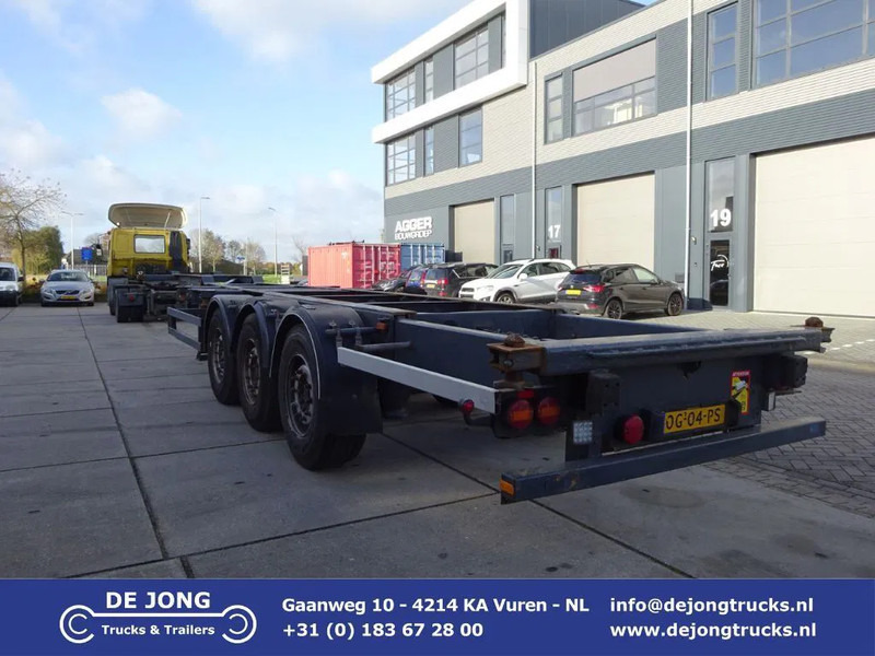 Schmitz Cargobull SCF 24G / MB + DISC / 40-45FT / 1x Lift axle - Container/ Wechselfahrgestell Auflieger: das Bild 1 Schmitz Cargobull SCF 24G / MB + DISC / 40-45FT / 1x Lift axle - Container/ Wechselfahrgestell Auflieger: das Bild 1