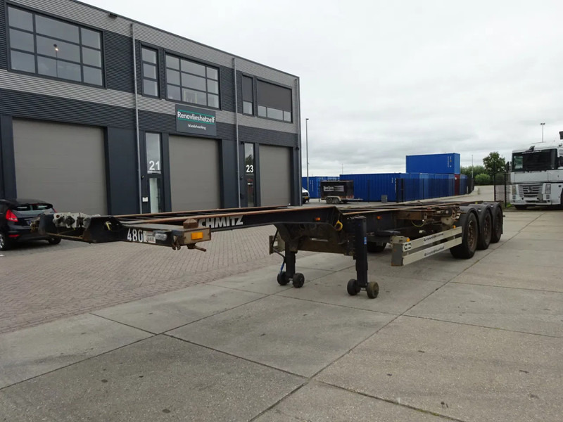 Schmitz Cargobull SCF 27 / SAF + Disc / 1x Extendable / 1x Lift Axle - Container/ Wechselfahrgestell Auflieger: das Bild 4 Schmitz Cargobull SCF 27 / SAF + Disc / 1x Extendable / 1x Lift Axle - Container/ Wechselfahrgestell Auflieger: das Bild 4