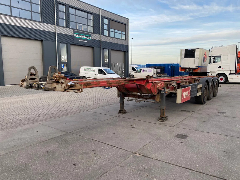 Van Hool Container Chassis / 2x Extendable / SAF + Disc - Container/ Wechselfahrgestell Auflieger: das Bild 4 Van Hool Container Chassis / 2x Extendable / SAF + Disc - Container/ Wechselfahrgestell Auflieger: das Bild 4
