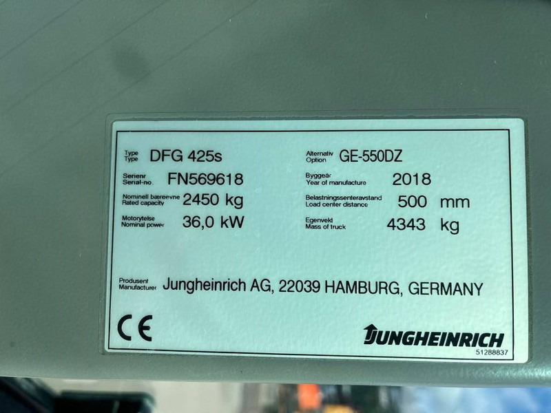 Jungheinrich DFG 425 S - Dieselstapler: das Bild 5 Jungheinrich DFG 425 S - Dieselstapler: das Bild 5