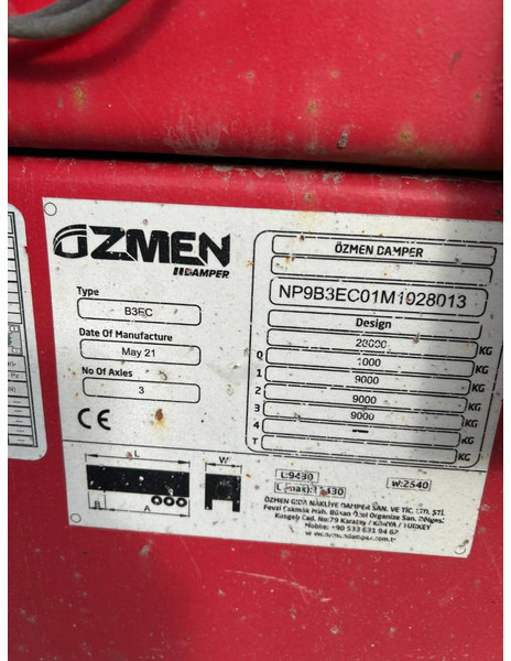 Scanslep Ozmen Damper - Tieflader Anhänger: das Bild 5 Scanslep Ozmen Damper - Tieflader Anhänger: das Bild 5