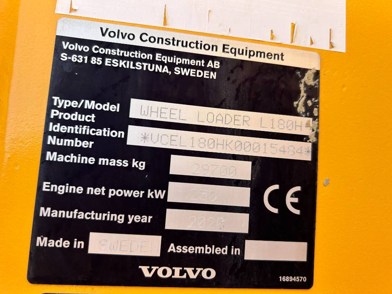Volvo L 180 H - Radlader: das Bild 5 Volvo L 180 H - Radlader: das Bild 5