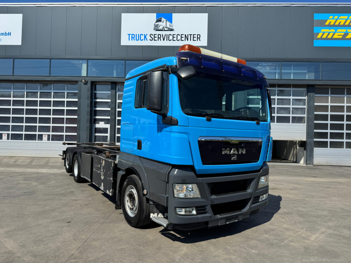 MAN TGX 26.480 6x2 Kompressor - Containerwagen/ Wechselfahrgestell LKW: das Bild 3 MAN TGX 26.480 6x2 Kompressor - Containerwagen/ Wechselfahrgestell LKW: das Bild 3