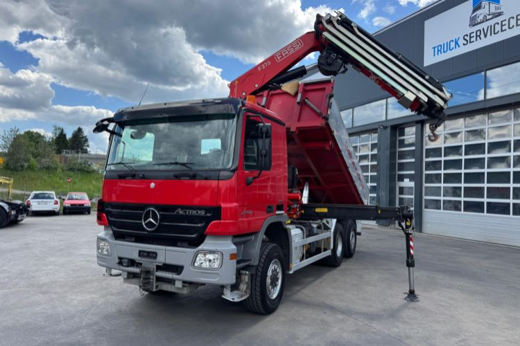 Mercedes-Benz Actros 2646 6x4/4 Fassi 275-8 Kipper - Autokran: das Bild 1 Mercedes-Benz Actros 2646 6x4/4 Fassi 275-8 Kipper - Autokran: das Bild 1
