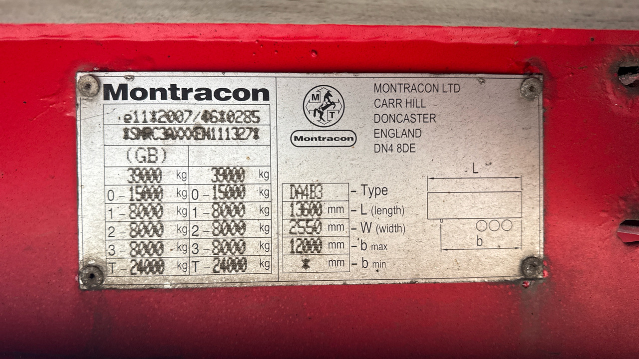 Anhänger MONTRACON CURTAINSIDE: das Bild 12