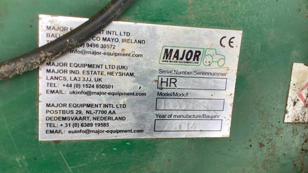 MAJOR 18000GR TRAILED FINISHING MOWER 13/438 - Baugeräte: das Bild 5 MAJOR 18000GR TRAILED FINISHING MOWER 13/438 - Baugeräte: das Bild 5