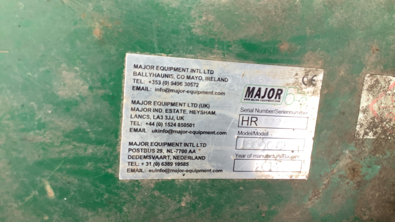 MAJOR 18000GR TRAILER FINISHING MOWER 13/439 - Baugeräte: das Bild 5 MAJOR 18000GR TRAILER FINISHING MOWER 13/439 - Baugeräte: das Bild 5