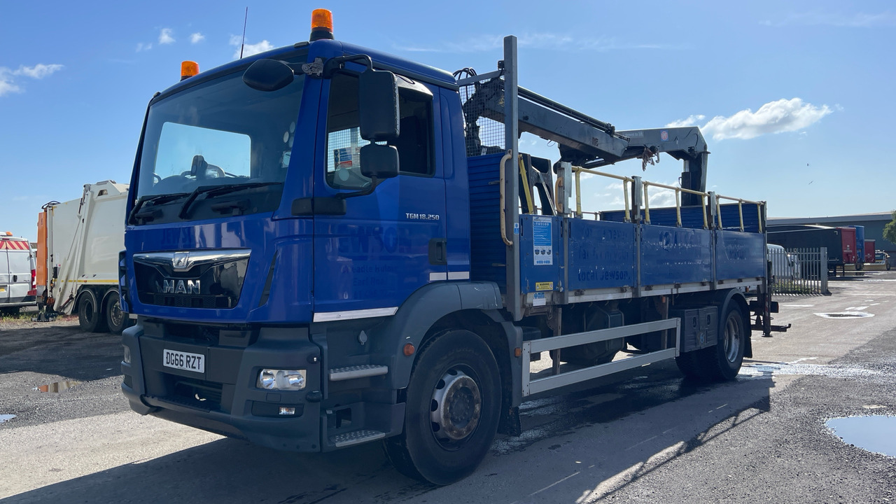 Man TGM 18.250 - Pritsche LKW, Autokran: das Bild 2 Man TGM 18.250 - Pritsche LKW, Autokran: das Bild 2