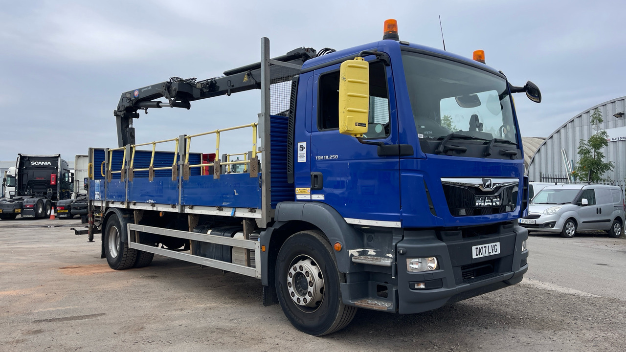 Man TGM 18.250 - Pritsche LKW, Autokran: das Bild 1 Man TGM 18.250 - Pritsche LKW, Autokran: das Bild 1