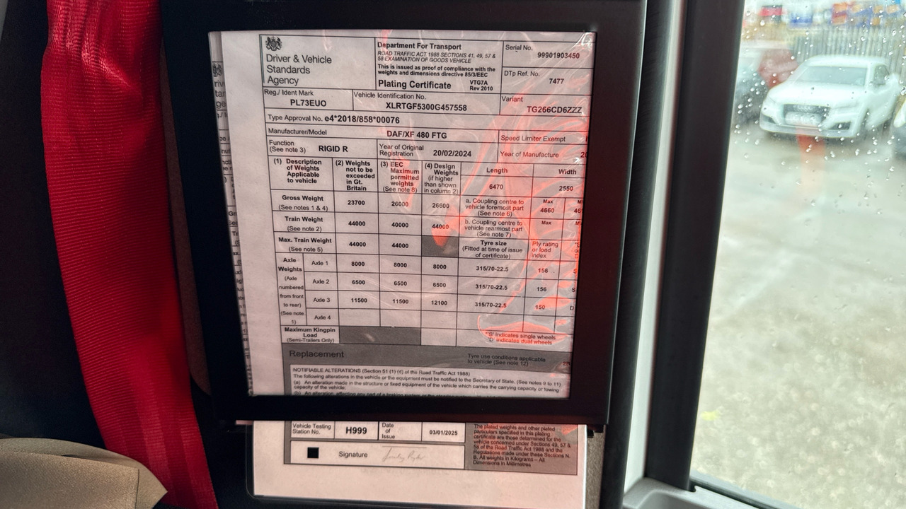 Sattelzugmaschine Daf XF 480: das Bild 11
