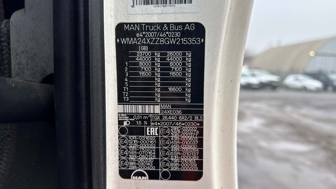 Sattelzugmaschine MAN TGX 26.440: das Bild 11 Sattelzugmaschine MAN TGX 26.440: das Bild 11