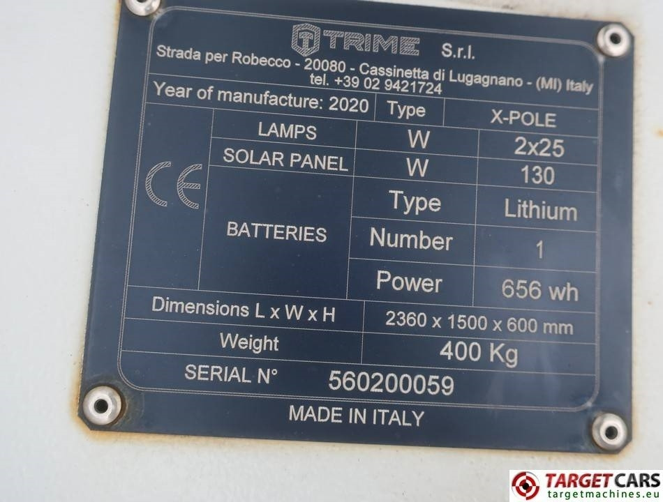 Lichtmasten Trime X-Pole Solar Panel 50W Led Tower Light: das Bild 10