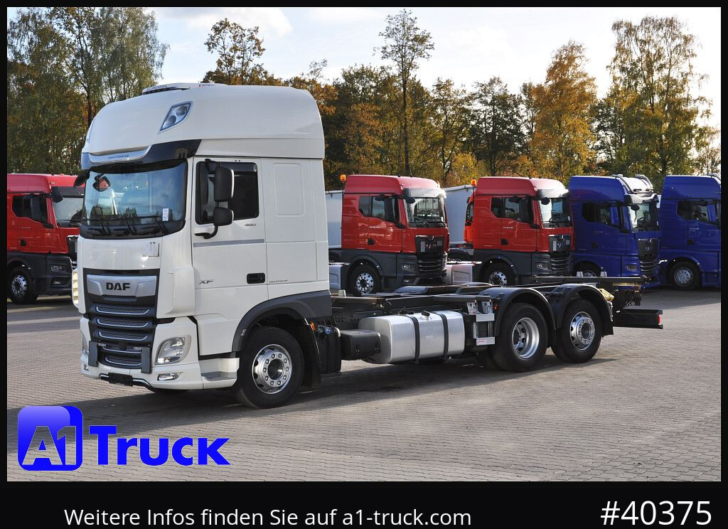 Containerwagen/ Wechselfahrgestell LKW DAF DAF XF 480 FAN SSC Intarder, Lenkachse Standlklima: das Bild 11 Containerwagen/ Wechselfahrgestell LKW DAF DAF XF 480 FAN SSC Intarder, Lenkachse Standlklima: das Bild 11