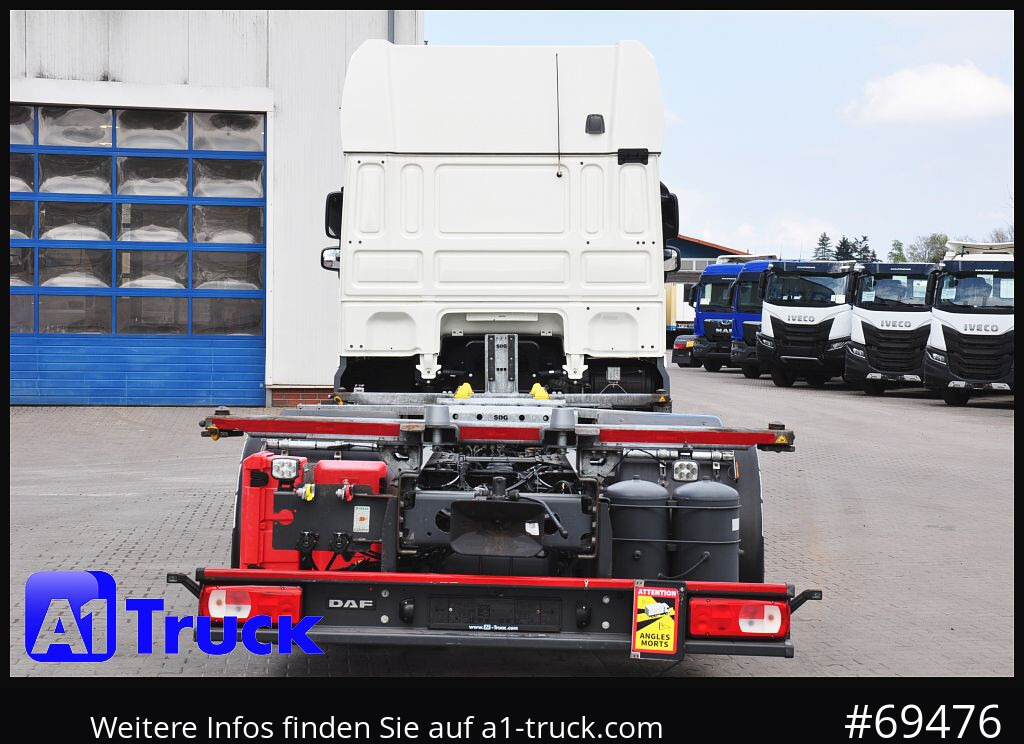 Containerwagen/ Wechselfahrgestell LKW DAF XF 480 FAN Intarder, Lenkachse,: das Bild 10
