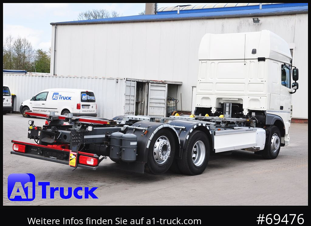 Containerwagen/ Wechselfahrgestell LKW DAF XF 480 FAN Intarder, Lenkachse,: das Bild 9