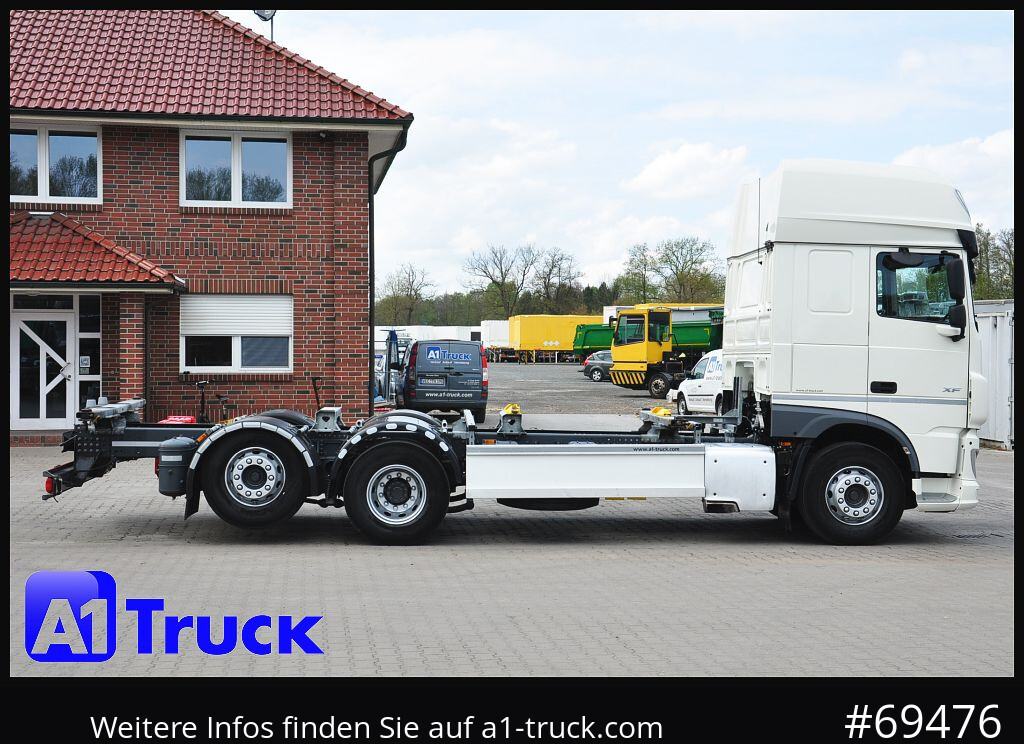 Containerwagen/ Wechselfahrgestell LKW DAF XF 480 FAN Intarder, Lenkachse,: das Bild 8