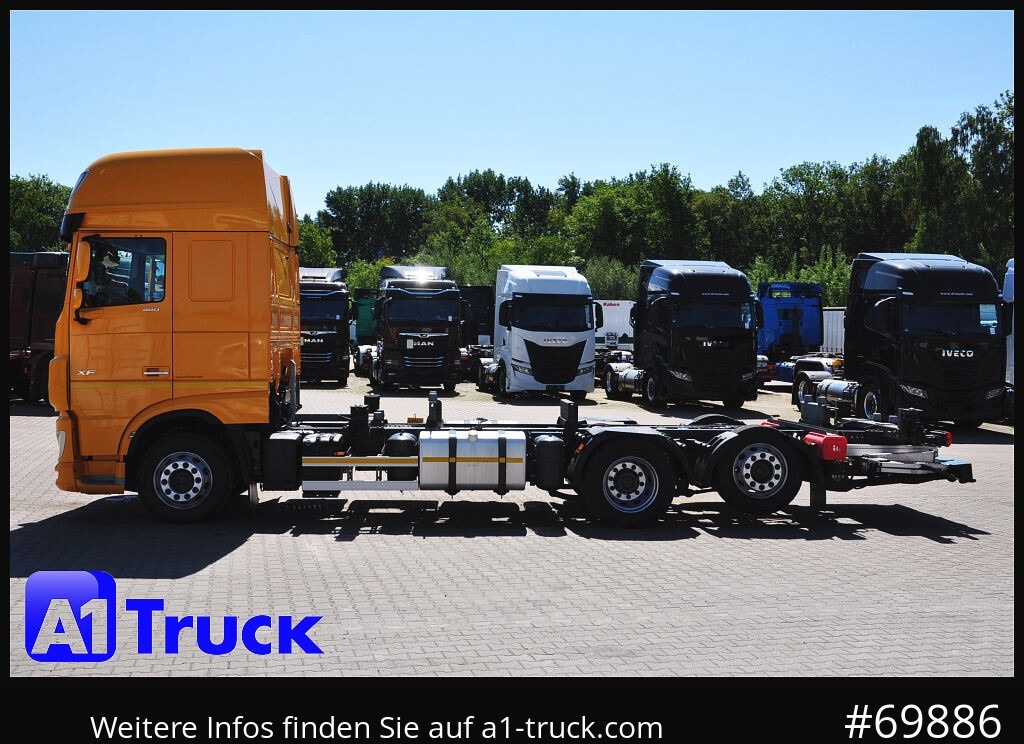 Containerwagen/ Wechselfahrgestell LKW DAF XF 480, MultiBDF, 7,45, Standklima, LBW,: das Bild 12