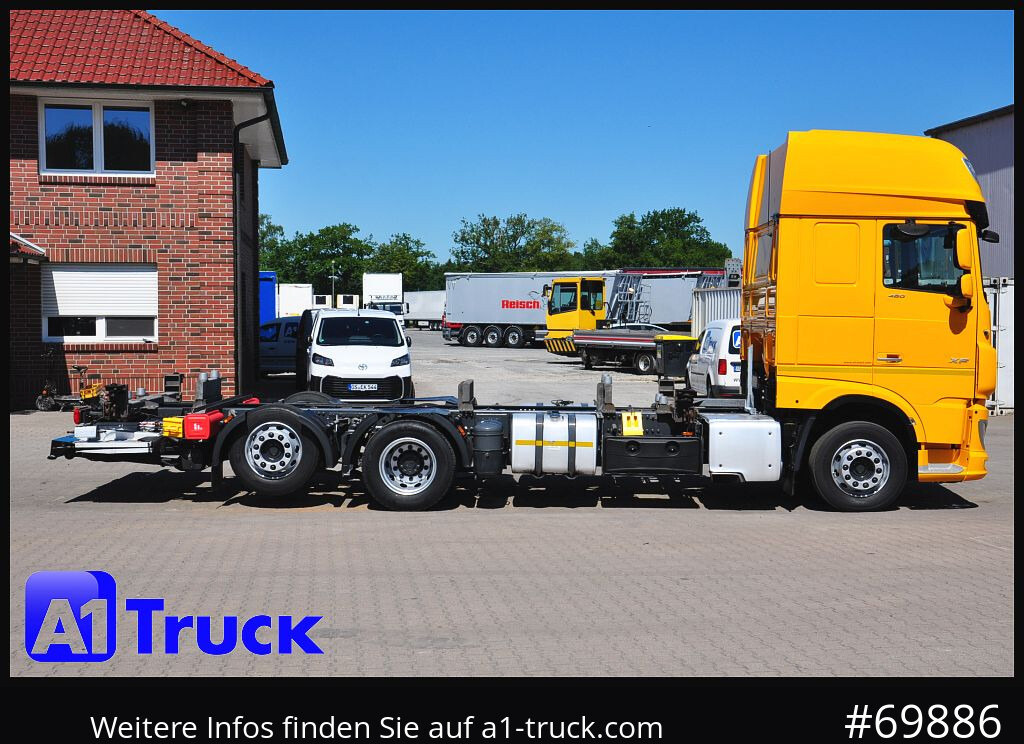 Containerwagen/ Wechselfahrgestell LKW DAF XF 480, MultiBDF, 7,45, Standklima, LBW,: das Bild 8