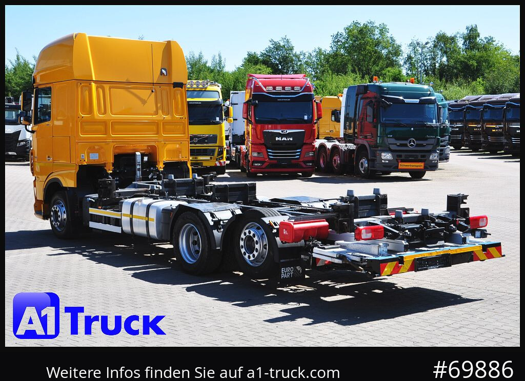 Containerwagen/ Wechselfahrgestell LKW DAF XF 480, MultiBDF, 7,45, Standklima, LBW,: das Bild 11