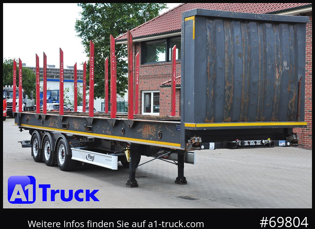 FLIEGL SDS01, Langholz, Containeraufbau, Liftachse, - Holzauflieger: das Bild 1 FLIEGL SDS01, Langholz, Containeraufbau, Liftachse, - Holzauflieger: das Bild 1