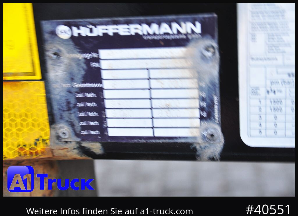 HUEFFERMANN HAR 1870, luft, Scheibenbremesen, - Abrollanhänger/ Absetzanhänger: das Bild 5 HUEFFERMANN HAR 1870, luft, Scheibenbremesen, - Abrollanhänger/ Absetzanhänger: das Bild 5