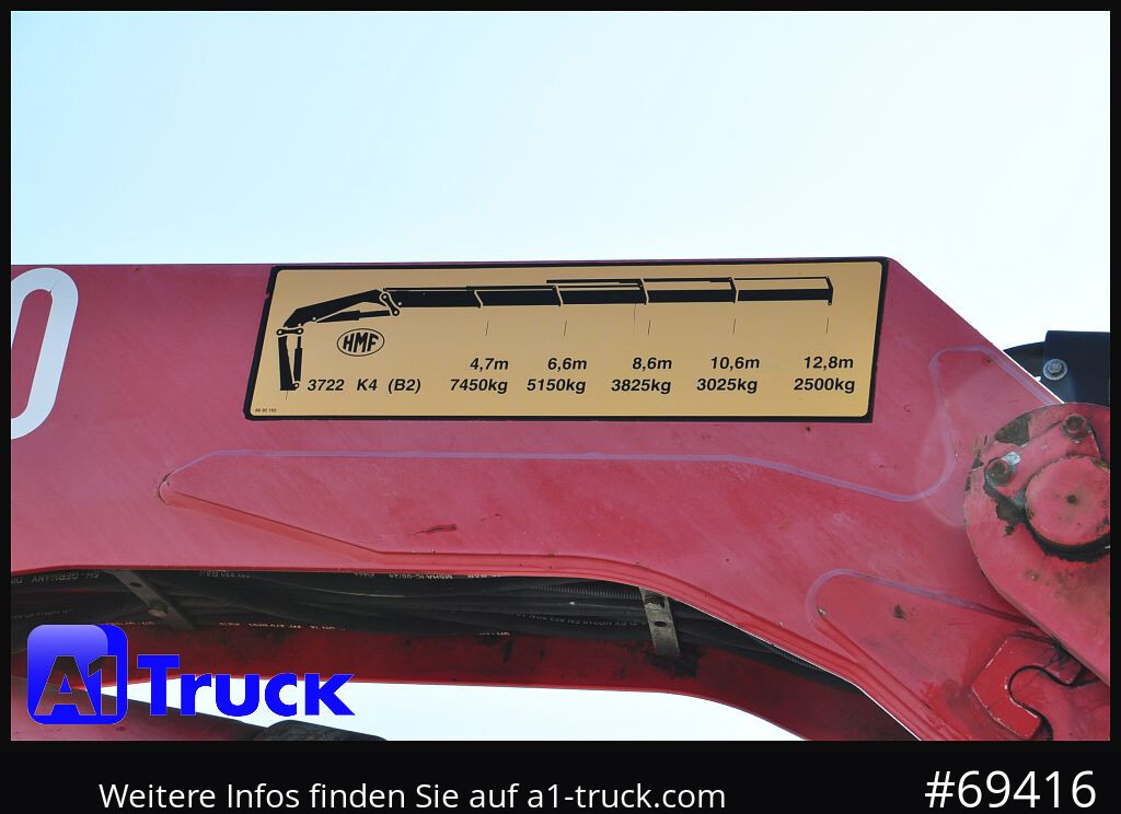 IVECO 420 6x4, HMF3722 Jib Funk Seilwinde, - Autokran: das Bild 3 IVECO 420 6x4, HMF3722 Jib Funk Seilwinde, - Autokran: das Bild 3