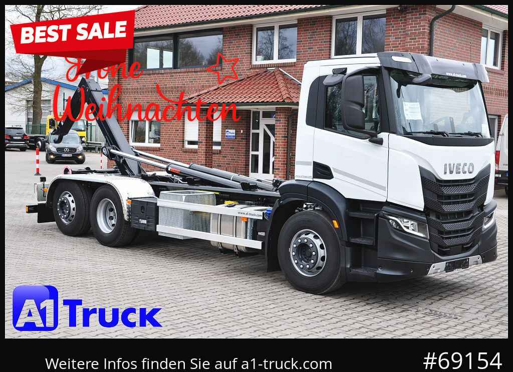 IVECO X-Way AD280X42, HIAB Multilift, Garantie - Abrollkipper: das Bild 1 IVECO X-Way AD280X42, HIAB Multilift, Garantie - Abrollkipper: das Bild 1