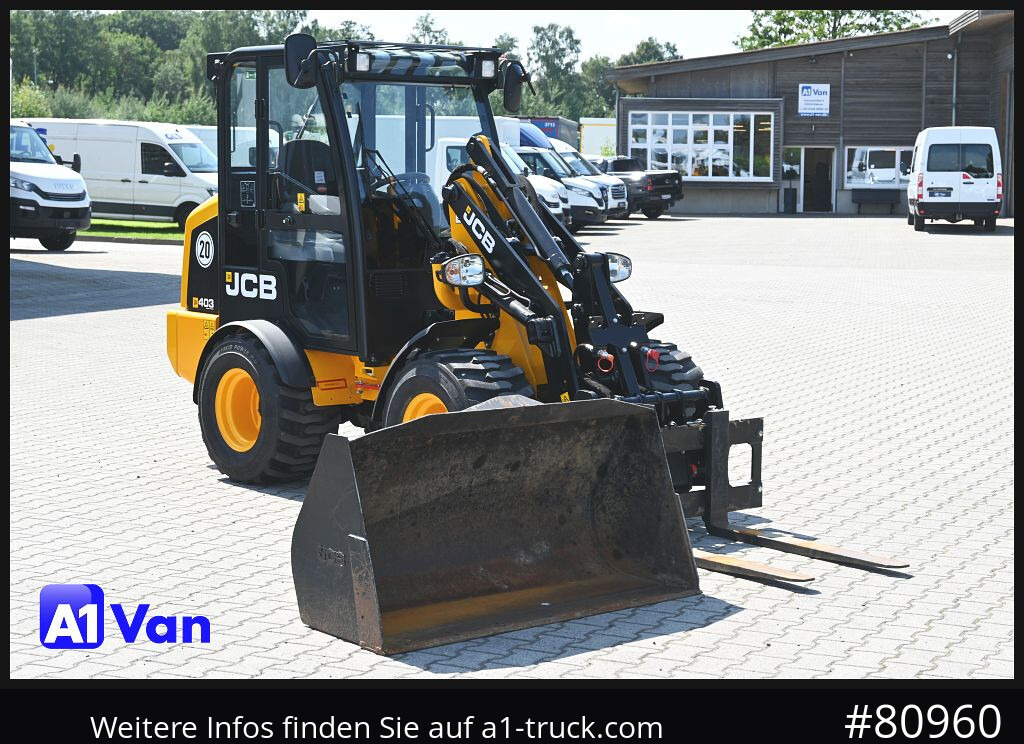 JCB JCB 403 SP Radlader, Palletengabel, Kabine, Zusatzhydraulik - Radlader: das Bild 1 JCB JCB 403 SP Radlader, Palletengabel, Kabine, Zusatzhydraulik - Radlader: das Bild 1